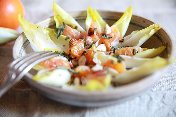 Salade d'endive et orange