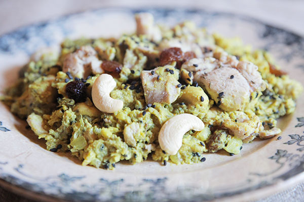 Curry de dinde au chou fleur