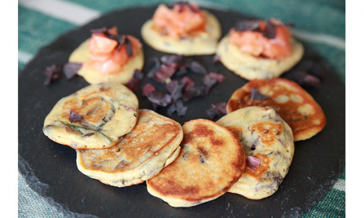 Blinis aux algues